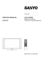 Sanyo LCD-42XR2 Service Manual