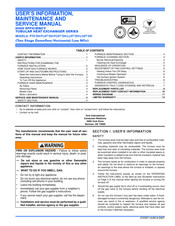York PT8 DH Series User's Information, Maintenance And Service Manual