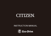 Citizen Eco-Drive CA4567-82H Instruction Manual