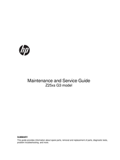 HP Z25xs G3 Maintenance And Service Manual