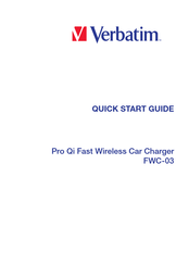 Verbatim FWC-03 Quick Start Manual