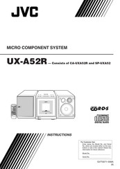 JVC CA-UXA52R Instructions Manual