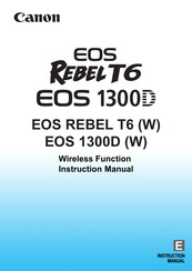 Canon EOS Rebel T6 W Instruction Manual
