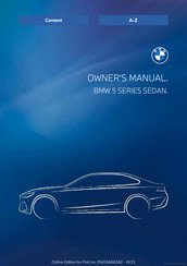 BMW 5 Series 2023 Owner's Manual