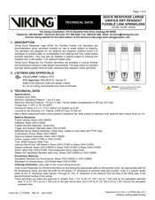 Viking VK290 Technical Data Manual