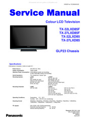 Panasonic Viera TX-32LXD85 Service Manual