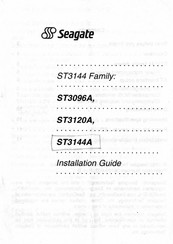 Seagate ST3144 Series Installation Manual