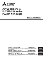 Mitsubishi Electric PUZ-HA NHA Series Installation Manual