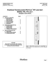 Pairgain PG-FLEX RT FRL-776 Manual