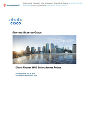 Cisco Aironet 1850 Series Getting Started Manual