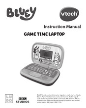 VTech LUDO BLUEY GAME TIME LAPTOP Instruction Manual