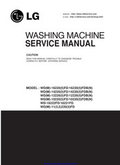 LG WM-16225FDN Service Manual