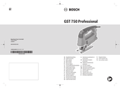 Bosch Professional GST 750 Original Instructions Manual