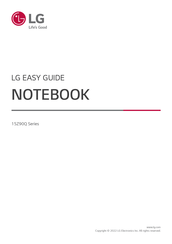LG 15Z90QPAAC6U1 Easy Manual
