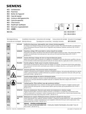 Siemens BD2-AK Series Installation Instructions Manual