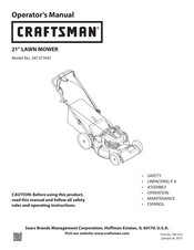 Craftsman 247.377441 Operator's Manual