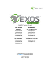 Seagate Exos Enterprise ST8000NM012A Product Manual