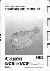 Canon UC9Hi Colour Instruction Manual