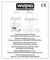 Waring WFP14SCE Operation Manual