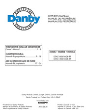 Danby DTAC100B1WDB-RF Owner's Manual
