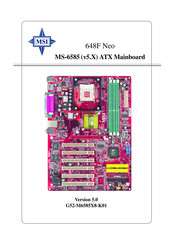 MSI MS-6585 Manual
