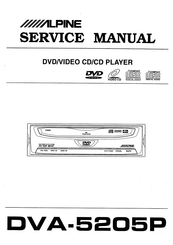 Alpine DVA-5205P Service Manual