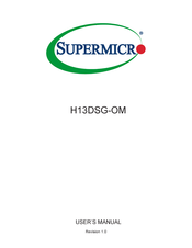 Supermicro H13DSG-OM User Manual