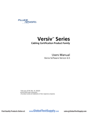 Fluke Versiv Series User Manual