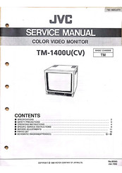 JVC TM-1400U(CV) Service Manual