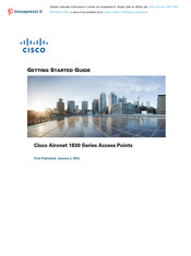 Cisco Aironet 1830 Series Getting Started Manual