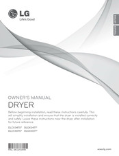 LG DLGX3071 Series Owner's Manual