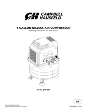 Campbell Hausfeld DC01001 Operating Instructions And Parts Manual
