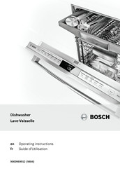 Bosch SHX68T52UC/07 Operating Instructions Manual
