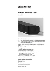 Sennheiser AMBEO Instruction Manual