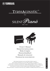 Yamaha SILENT Piano YUS1SH3 Owner's Manual