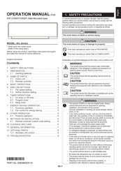 Fujitsu KL Series Operation Manual