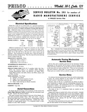 Philco 38-1 Service Manual