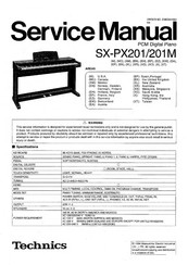 Technics SX-PX201 Service Manual