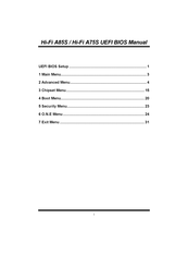 Biostar Hi-Fi A75S Manual