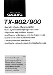 Onkyo TX-902 Instruction Manual