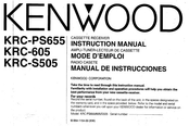 Kenwood KRC-605 Instruction Manual