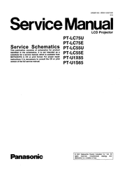 Panasonic PTLC55U - LCD PROJECTOR Service Manual
