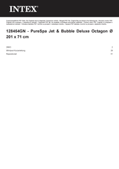 Intex PureSpa Jet & Bubble Deluxe Octagon Manual