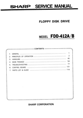 Sharp FDD-412 Service Manual