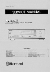 Sherwood RV-4050R Service Manual