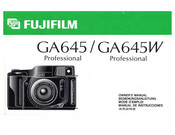 FujiFilm GA645 Owner's Manual