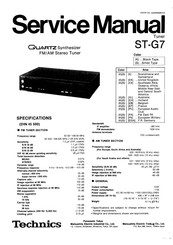 Technics Quartz ST-G7 Service Manual