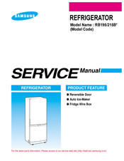 Samsung RB215B Series Service Manual