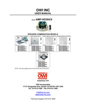 OWI 2X2PB-HD2S62SVC User Manual