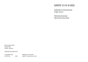 AEG SANTO 3173-8 KGS Operating Instructions Manual
